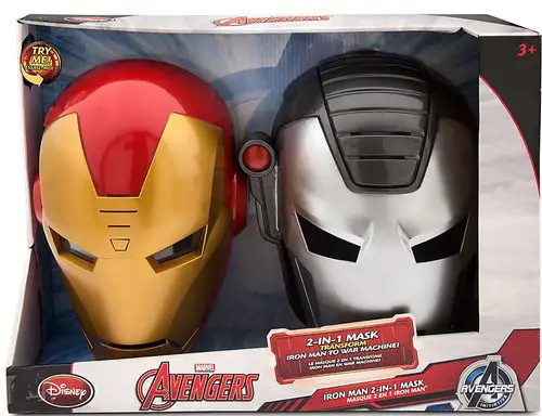 Disney Marvel Avengers Initiative Iron Man 2-in-1 Mask Exclusive Roleplay Toy