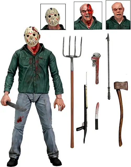 NECA Friday the 13th Part 3 Jason Voorhees Action Figure [Ultimate Version]