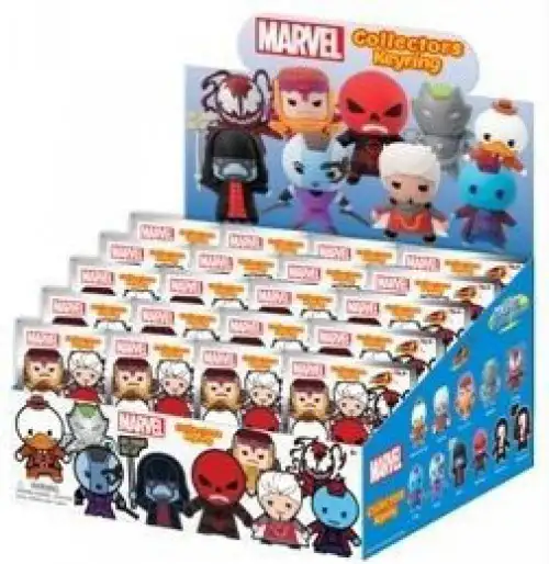3D Figural Keyring Marvel Series 4 Mystery Box [24 Packs]