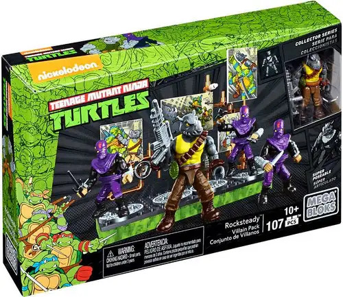 Mega Bloks Teenage Mutant Ninja Turtles Collector Rocksteady Set #28915