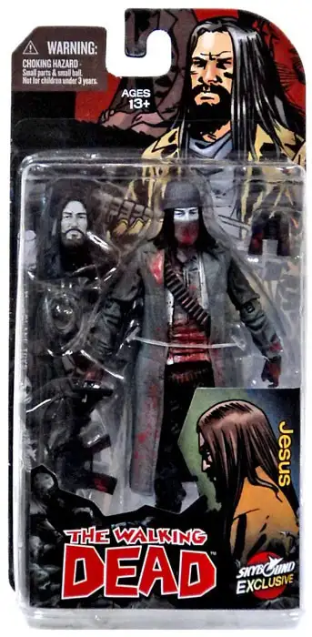 McFarlane Toys The Walking Dead Comic Jesus Exclusive Action Figure [Bloody Black & White]