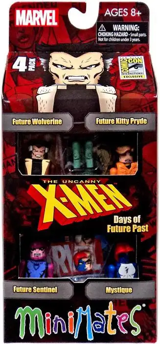 X-Men Minimates Days of Future Past Exclusive Minifigure 4-Pack