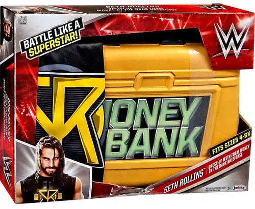 WWE Wrestling Seth Rollins Dress-Up with Money in the Bank Briefcase