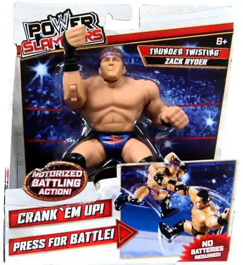 WWE Wrestling Power Slammers Thunder Twisting Zack Ryder Action Figure