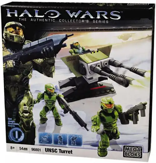 Mega Bloks Halo The Authentic Collector's Series UNSC Turret Set #96801