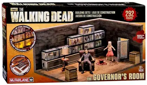 McFarlane Toys The Walking Dead The Governor's Room Building Set #14526