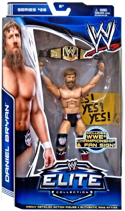 WWE Wrestling Elite Collection Series 28 Daniel Bryan Action Figure [WWE Championship & Sign]