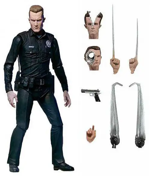 NECA Terminator Judgment Day T-1000 Action Figure [Ultimate Version]