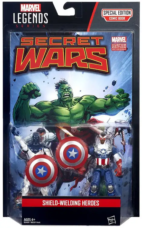 Marvel Legends Vance Astro & Captain America Action Figure 2-Pack [Shield-Wielding Heroes]