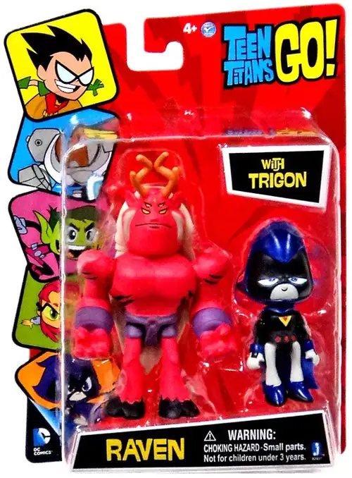 Teen Titans Go! Raven with Trigon 3-Inch Mini Figure 2-Pack