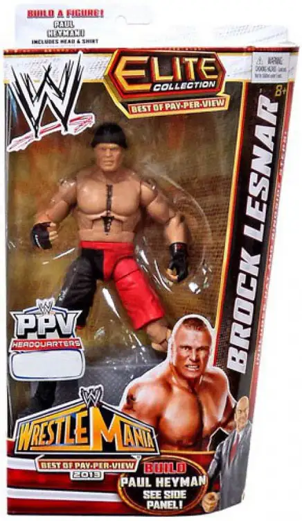 WWE Wrestling Elite Collection Best of Pay Per View Brock Lesnar Exclusive Action Figure [Build Paul Heyman]