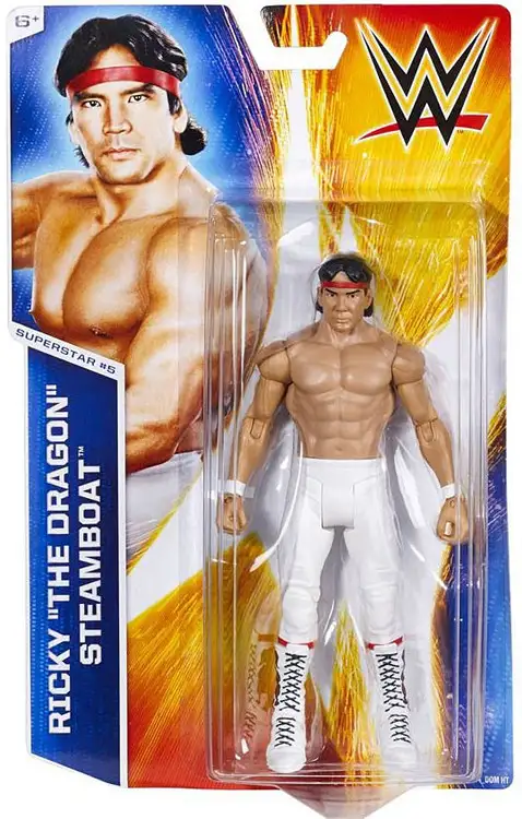 WWE Wrestling Series 45 Ricky The Dragon Steamboat Action Figure #5