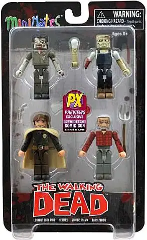 The Walking Dead Minimates Exclusives Herschels Farm Exclusive Minifigure 4-Pack