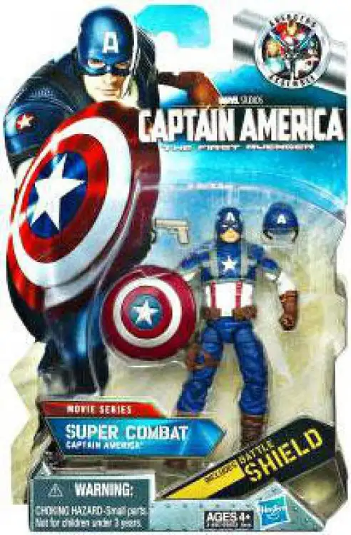 The First Avenger Comic Series Super Combat Captain America Action Figure #7