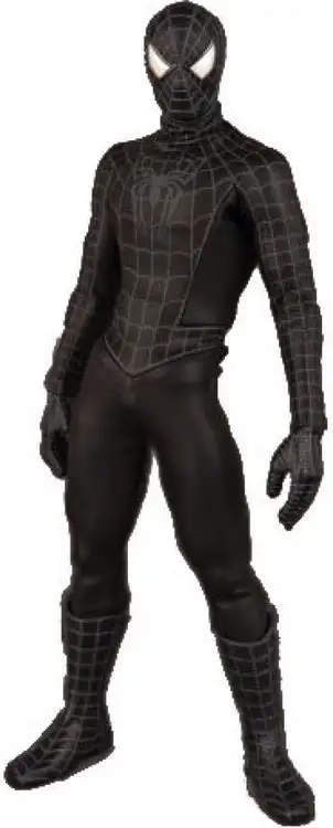 Spider-Man 3 Real Action Heroes Black Costume Spider-Man Deluxe Action Figure