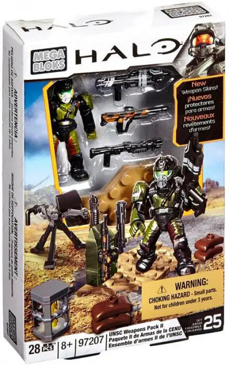 Mega Bloks Halo UNSC Weapons Pack II Set #97207