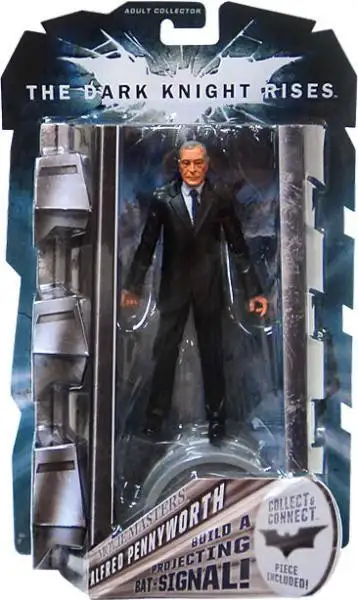 Batman The Dark Knight Rises Projecting Bat Signal Series Alfred Pennyworth Action Figure