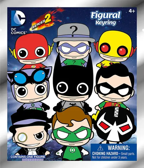 DC 3D Figural Keyring Series 2 Mystery Pack [1 RANDOM Figure]