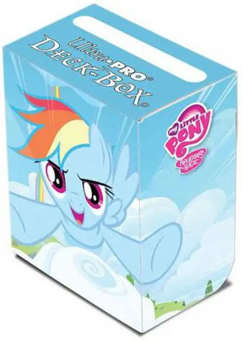 Ultra Pro My Little Pony Card Supplies Rainbow Dash Deck Box [Blue]
