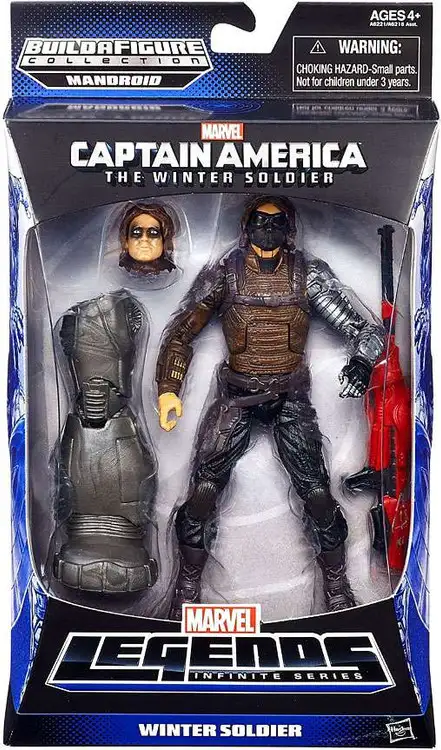 Captain America 2 The Winter Soldier Marvel Legends Mandroid Series 2 Winter Soldier Action Figure