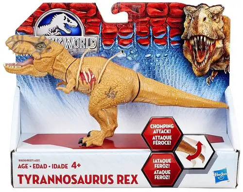 Jurassic World Bashers & Biters Tyrannosaurus Rex Action Figure [Brown]