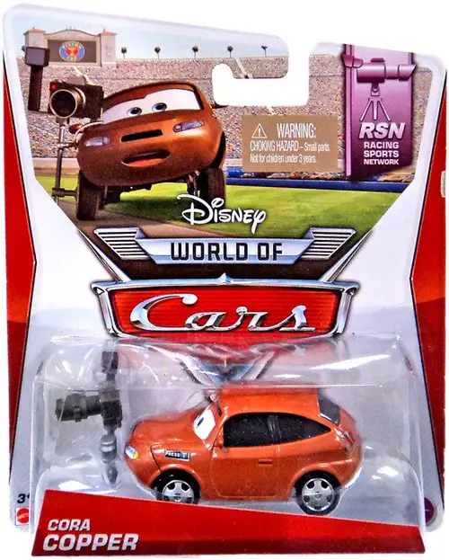 Disney / Pixar Cars The World of Cars Cora Copper Diecast Car #6 of 8