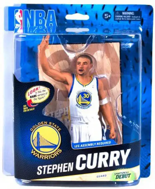 McFarlane Toys NBA Golden State Warriors Sports Picks Basketball Series 24 Stephen Curry Action Figure [White Jersey]
