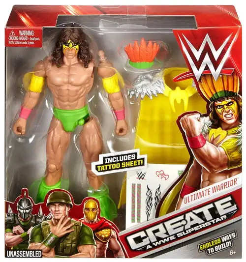 WWE Wrestling Create A WWE Superstar Ultimate Warrior Action Figure