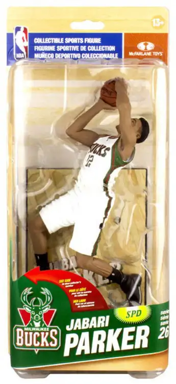 McFarlane Toys NBA Milwaukee Bucks Sports Picks Basketball Series 26 Jabari Parker Action Figure