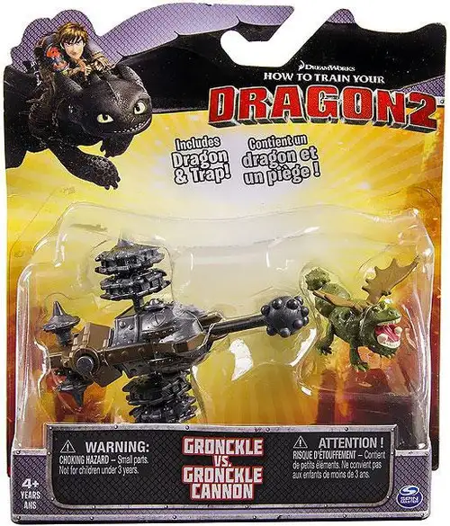 How to Train Your Dragon 2 Gronckle vs. Gronckle Cannon Action Figure 2-Pack
