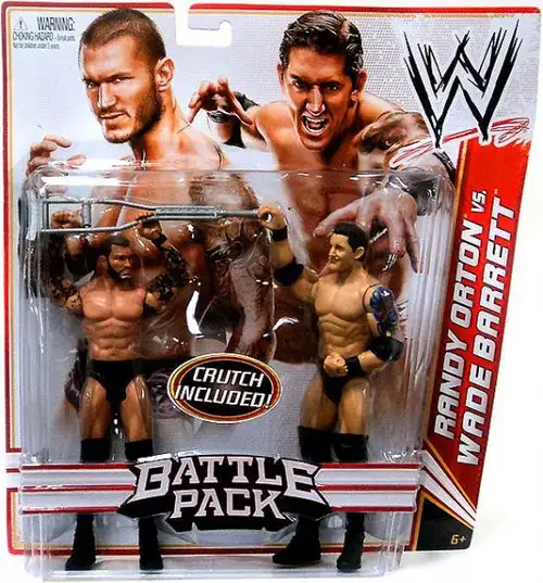 WWE Wrestling Battle Pack Series 18 Randy Orton vs. Wade Barrett Action Figure 2-Pack [Crutch]