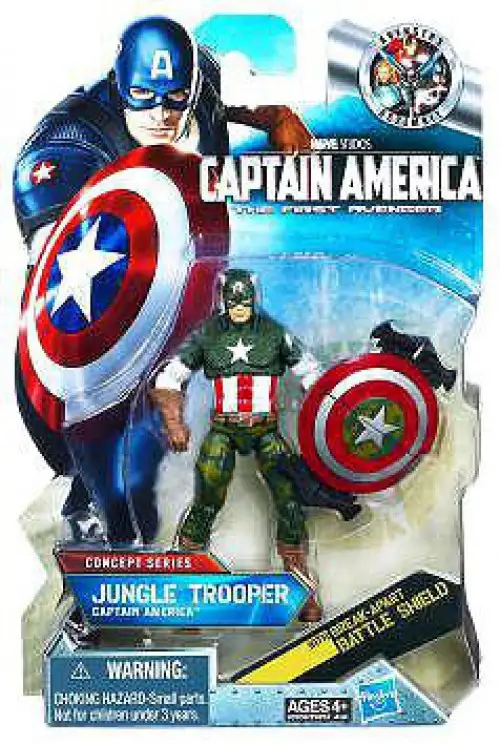 The First Avenger Concept Series Jungle Trooper Captain America Action Figure #13
