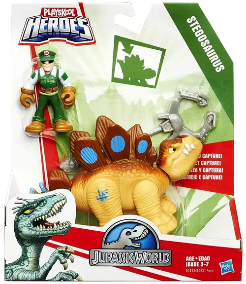 Jurassic World Playskool Heroes Dino Tracker Stegosaurus Action Figure