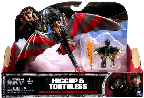 How to Train Your Dragon Dragons Dragon Riders Hiccup & Toothless Action Figure 2-Pack [Armor / Red Stripes]