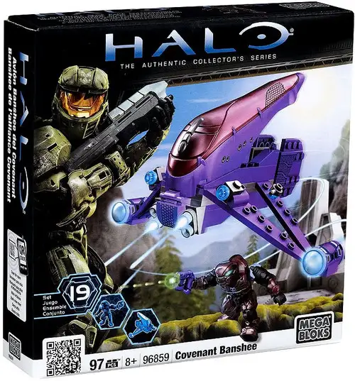 Mega Bloks Halo The Authentic Collector's Series Covenant Banshee Set #96859