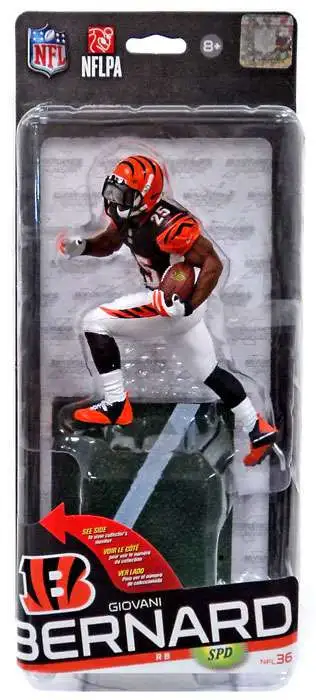 McFarlane Toys NFL Cincinatti Bengals Sports Picks Football Series 36 Giovani Bernard Action Figure