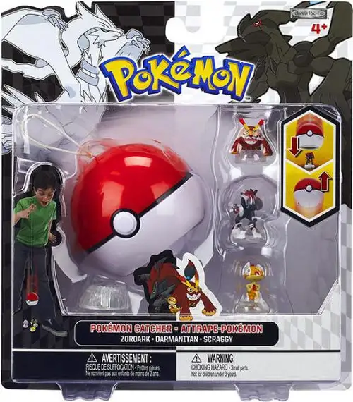 Pokemon Black & White Series 3 Catcher Zoroark, Darmanitan & Scraggy Figure 3-Pack