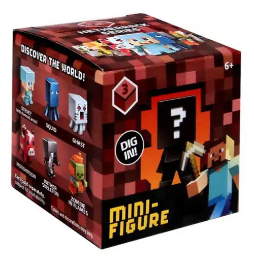 Minecraft Netherrack Series 3 Mystery Pack [1 RANDOM Figure]
