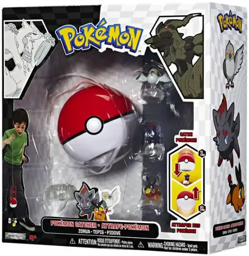 Pokemon Black & White Series 1 Catcher Zorua, Tepig & Pidove Figure 3-Pack