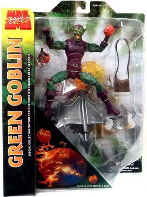 Marvel Select Green Goblin Action Figure [Holding Pumpkin]