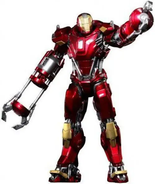 Iron Man 3 Power Pose Iron Man Mark 35 Red Snapper Collectible Figure