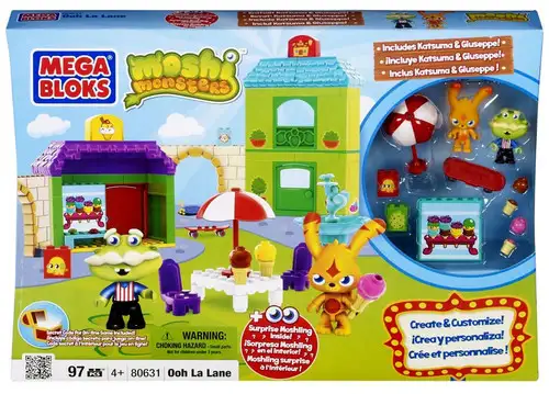 Mega Bloks Moshi Monsters Ooh La Lane Set #80631