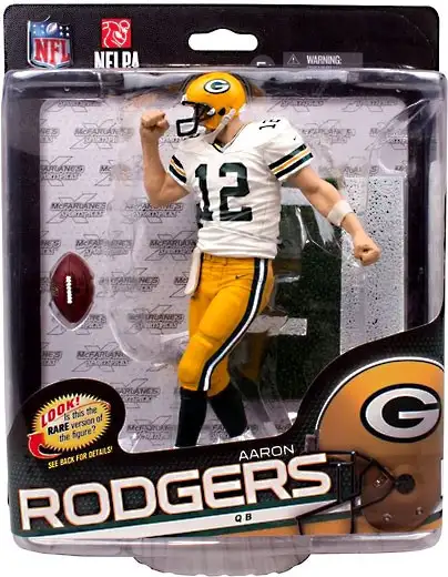 McFarlane Toys NFL Sports Picks Football Series 34 Aaron Rodgers (Green Bay Packers) Action Figure
