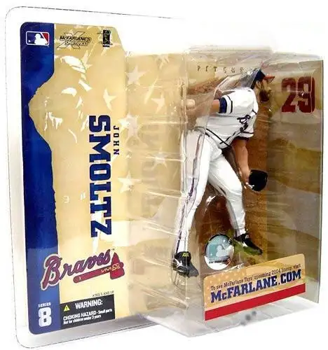 McFarlane Toys MLB Atlanta Braves Sports Picks Baseball Series 8 John Smoltz Action Figure