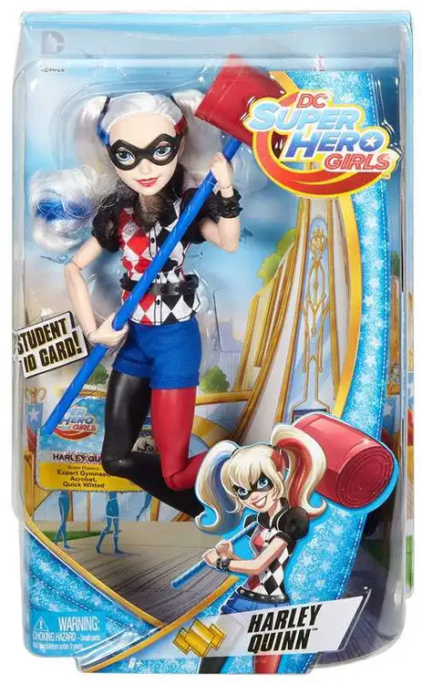 DC Super Hero Girls Harley Quinn 12-Inch Deluxe Doll