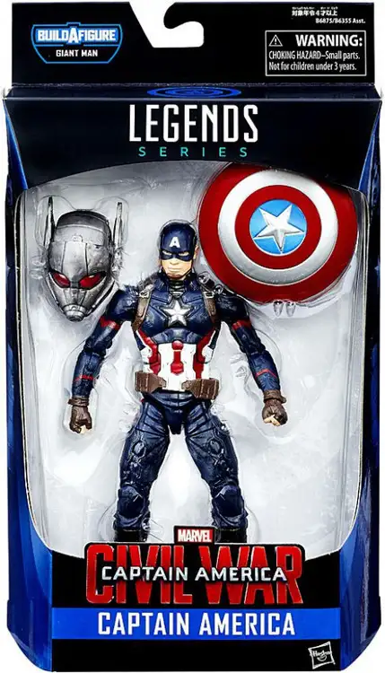 Captain America Civil War Marvel Legends Giant Man Series Captain America Action Figure