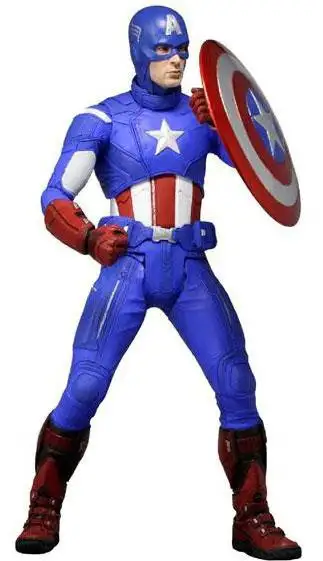 NECA Marvel Avengers Quarter Scale Captain America Action Figure [Avengers]