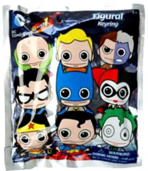 DC 3D Figural Keyring Series 1 Mystery Pack [1 RANDOM Figure]