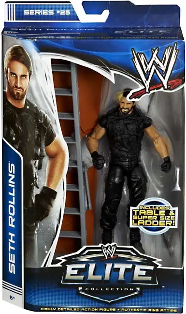 WWE Wrestling Elite Collection Series 25 Seth Rollins {The Shield} Action Figure [Table & Super Size Ladder]