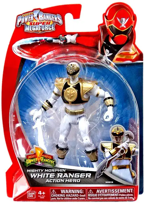 Power Rangers Super Megaforce Mighty Morphin White Ranger Action Hero Action Figure